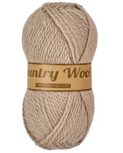 pelote 100 grammes COUNTRY WOOL coloris 018 marron clair