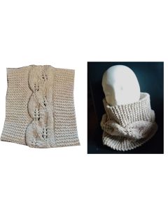 Snood taille unique adulte réf 11559 coloris grège