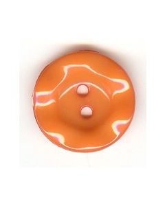 bouton plastique ondulé 19 mm réf 48625 orange