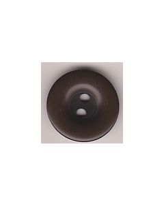 bouton polyester 18 mm réf 48627 coloris 22 marron foncé