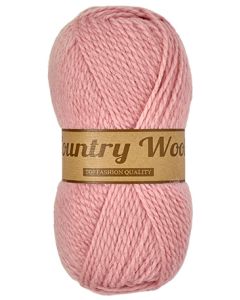 pelote 100 grammes COUNTRY WOOL coloris 714 rose