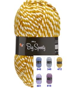 500 grammes - Promo Lammy Yarns - Big Sporty - -acrylique - aig 12