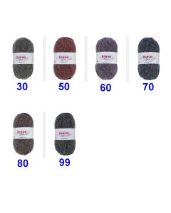 500 grammes - promo Lammy Yarns - Bravo - coton et polyacrylique - aig 6