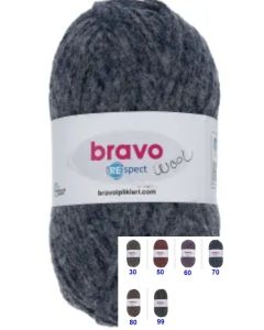 500 grammes - promo Lammy Yarns - Bravo - coton et polyacrylique - aig 6