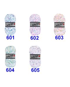 500 grammes - Lammy Yarns - baby soft print - acrylique - aig 3