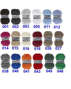 2 lots de 10 pelotes Canada pour pull kimono facile