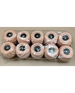 lot de 10 bobines de 20 grammes coton mercerisé 50 coloris pêche 306