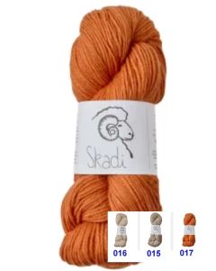 500 grammes - Lammy Yarns - Echeveau Skadi - laine mérinos - aig 4