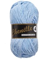Pelote 50 grammes CHENILLE 4 coloris 040 bleu