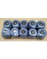 lot de 10 bobines de 20 grammes coton mercerisé 50 coloris bleu violette 366