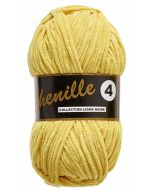 Pelote 50 grammes CHENILLE 4 coloris 510 jaune