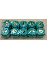 lot de 10 bobines de 20 grammes coton mercerisé 50 coloris vert 720