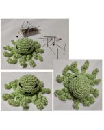 pique épingles octopus crocheté main