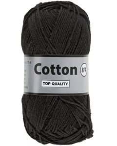 pelote 50 g Coton 8/4 coloris noir 001