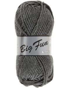 pelote 100 g BIG FUN de Lammy coloris 002 gris anthracite