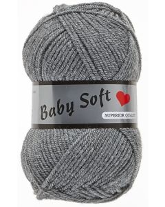 pelote 50 g Baby soft uni de Lammy 002 gris