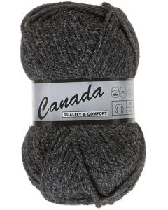 pelote 50 g canada de lammy 002 gris anthracite