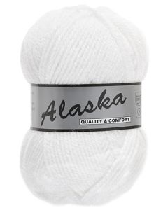 pelote 50 g Alaska de Lammy 005 blanc