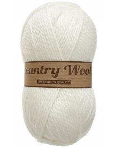 pelote 100 grammes COUNTRY WOOL coloris 016 blanc cassé