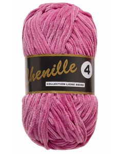 Pelote 50 grammes CHENILLE 4 coloris 020 rose