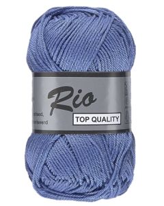 pelote de 50 g coton rio de lammy 022 bleu