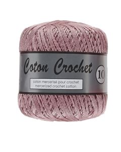 Pelote de 50 g de coton mercerisé n°10 rose 032