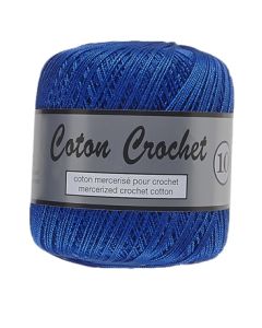 Pelote de 50 g de coton mercerisé n°10 bleu nattier 039