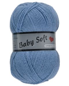 pelote 50 g Baby soft uni de Lammy 040 bleu 