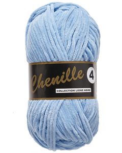 Pelote 50 grammes CHENILLE 4 coloris 040 bleu