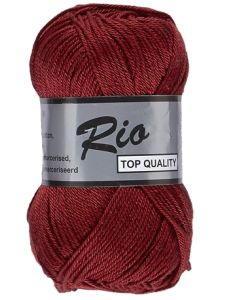 pelote de 50 g coton rio de lammy 042 bourgogne