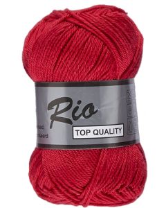 pelote de 50 g coton rio de lammy 043 rouge