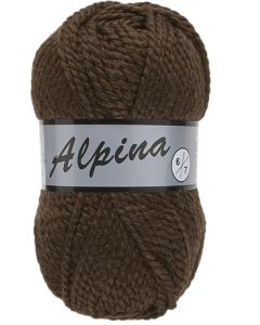 Pelote 100 g Alpina6 de Lammy coloris marron foncé 49