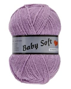 pelote 50 g Baby soft uni de Lammy 064 violet 