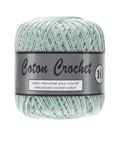 Pelote de 50 g de coton mercerisé n°10 vert amande 074