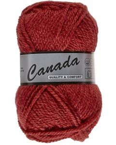 pelote 50 g canada de lammy 092 rouge foncé 