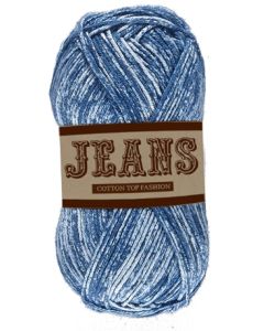 Pelote 50 g Jeans 100% coton coloris jeans bleuet 10