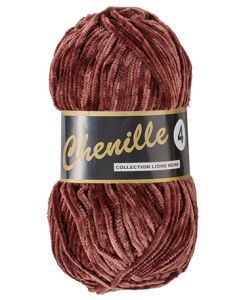 Pelote 50 grammes CHENILLE 4 coloris 110 marron