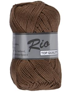 pelote de 50 g coton rio de lammy 112 marron foncé