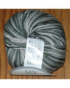 pelote 50 g ALPHA de Online coloris multicolore gris 112 bain 6