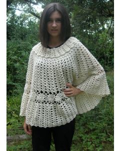 Poncho au crochet en kit ou déjà confectionné