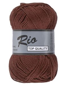 pelote de 50 g coton rio de lammy 114 marron