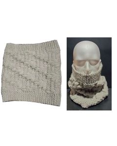 Snood taille unique adulte réf 11563 coloris gris clair