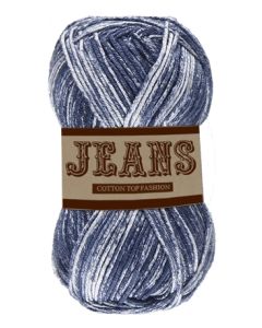 Pelote 50 g Jeans 100% coton coloris jeans bleu 11