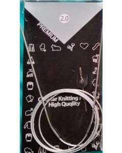 Aiguille à tricoter circulaire 120 cm n°2