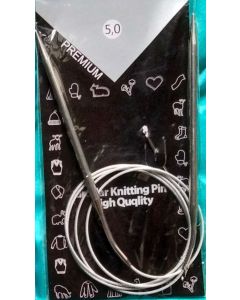 Aiguille à tricoter circulaire 120 cm n°5