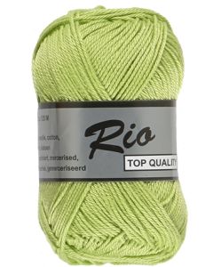 pelote de 50 g coton rio de lammy 182 vert anis