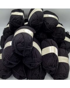 1 kilo = 20 pelotes de 50 grammes Irlandaise de TDLM coloris noir