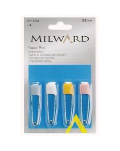 4 épingles à nourrice de sécurité Milward 