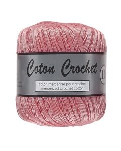 Pelote de 50 g de coton mercerisé n°10 crevette 214