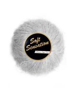 Pelote 25 g SOFT SENSATION coloris 003 gris clair
